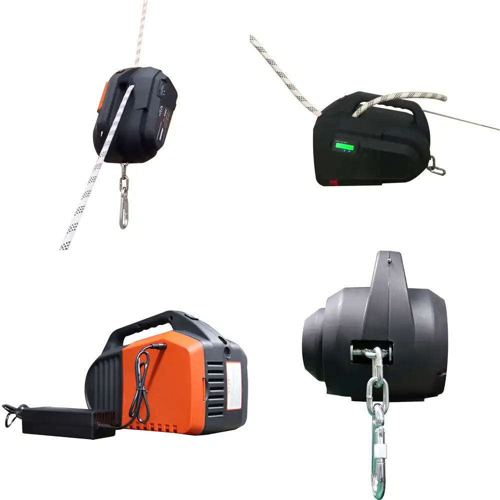 Rope Climb - 資材運搬用荷物 エアコン屋外設置用リフティングツール 建物用電動ロープクライミングマシン