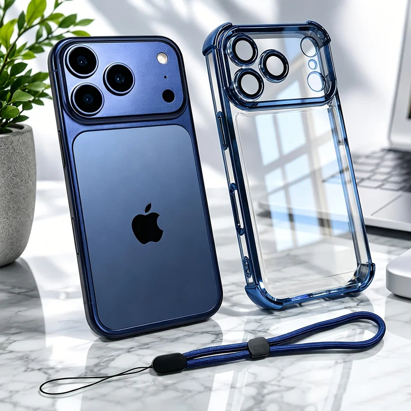 高級透明耐衝撃スマホケース iPhone 18 17 13  - Wrist Wraps のレビューと価格