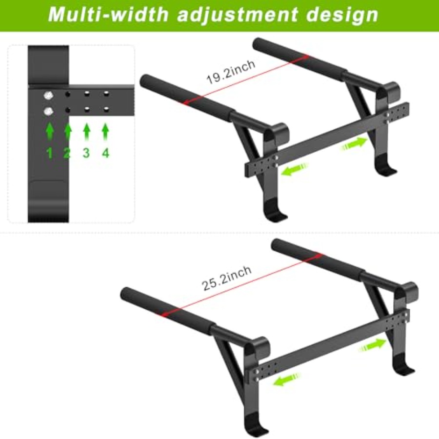 壁掛け体操用ストールバー 2x2 スウェーデンラダー 1穴付 - Pull Up Bar のレビューと価格
