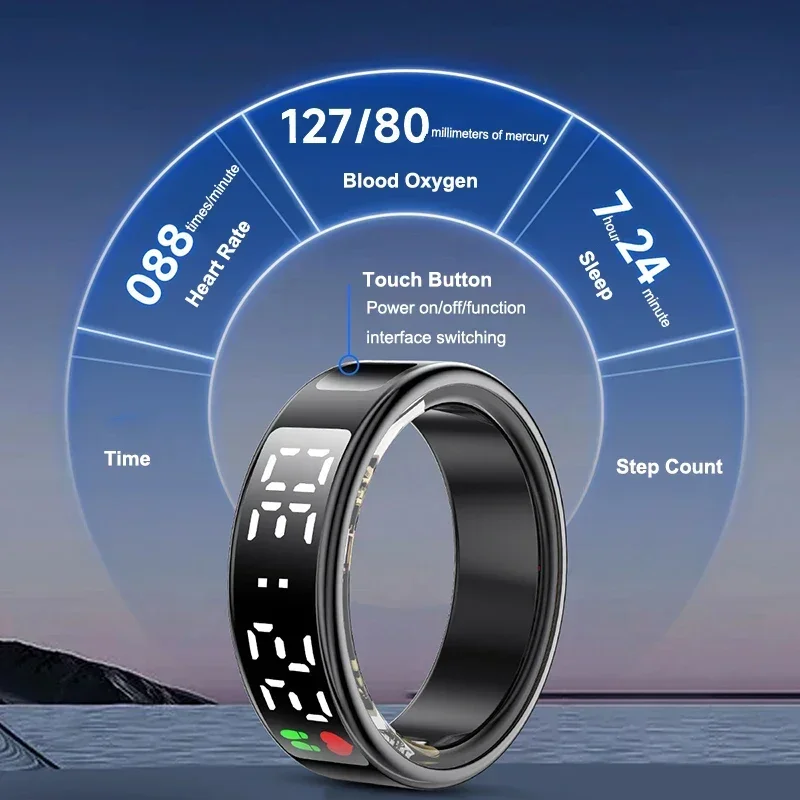 男性と女性のための多機能ヘルストラッカー,スマートリング,心 - Gymnastic Ring のレビューと価格