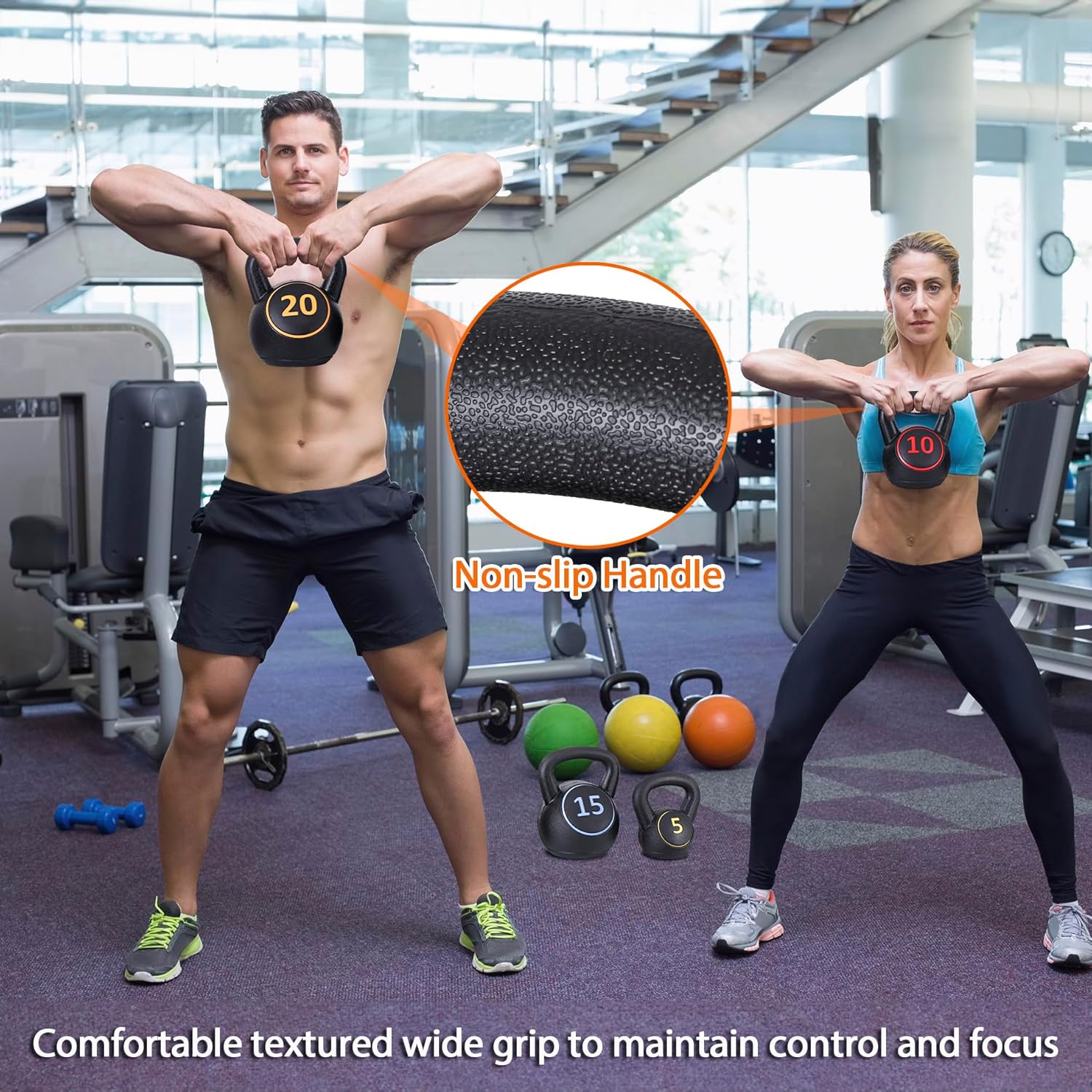 ホームHIITワークアウト4ピースケトルベルウェイトセット、 - Kettlebell のレビューと価格